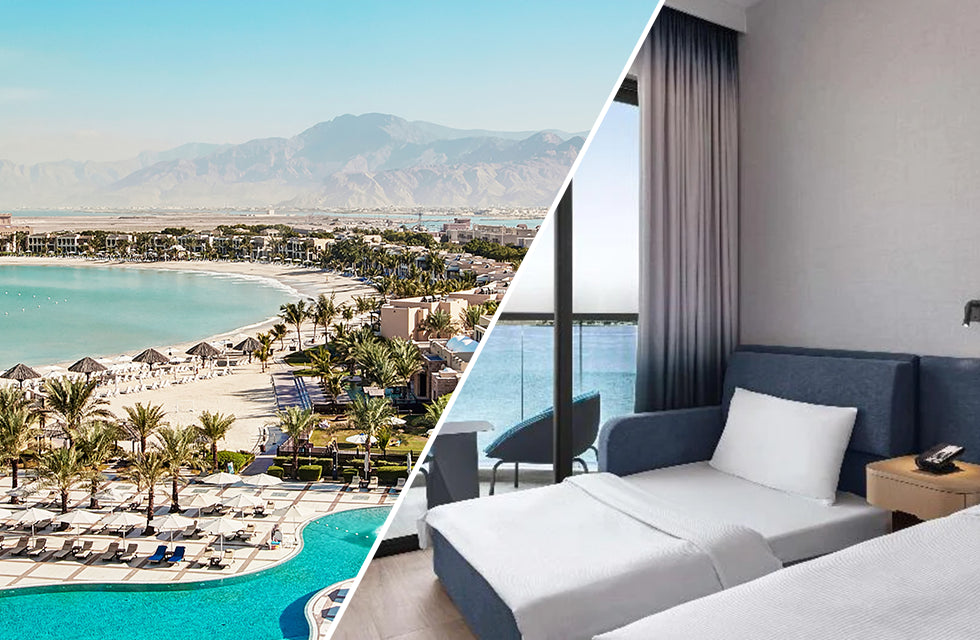One Night Hotel Stay with Breakfast in Ras Al Khaimah for Two