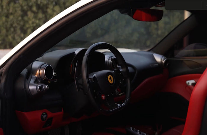 Dazzling Ferrari F8 Tributo One Day Rental at Masterkey Rent a Car