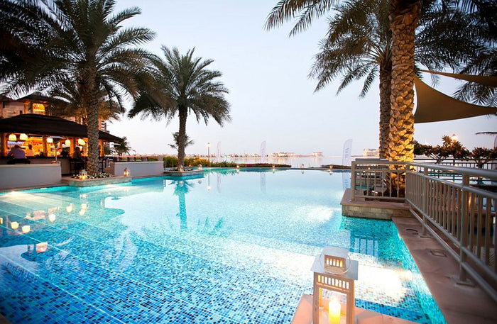 Lively Pool and Beach Escape for Two at RIVA Beach Club, Palm Jumeirah