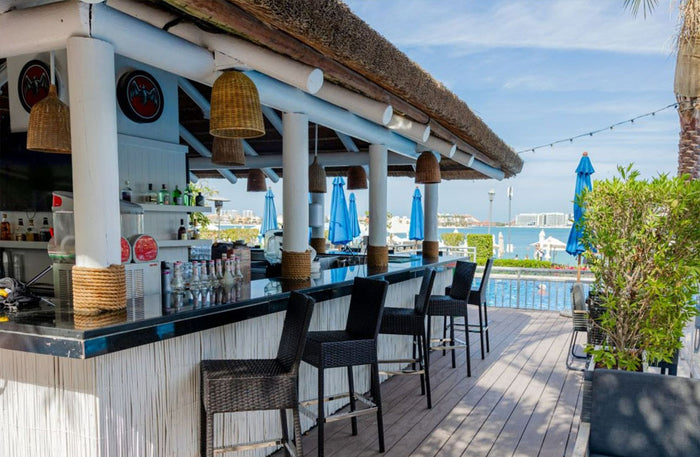 Romantic Pool and Beach Couples Escape at RIVA Beach Club, Palm Jumeirah