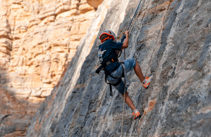 Abseiling or Rock Climbing Adventure for Two at Bear Grylls Explorers Camp