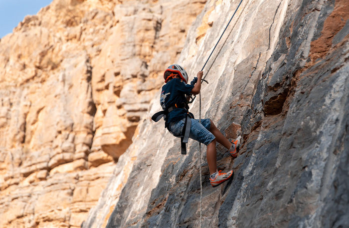 Abseiling or Rock Climbing Adventure for Two at Bear Grylls Explorers Camp