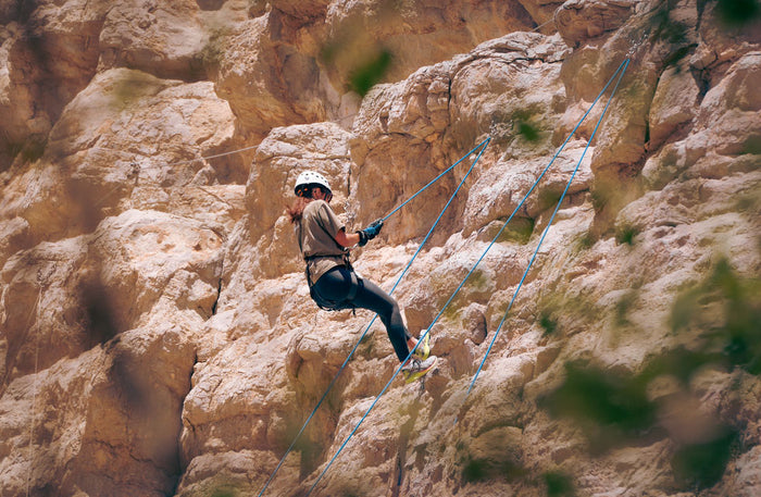 Abseiling or Rock Climbing Adventure for Two at Bear Grylls Explorers Camp
