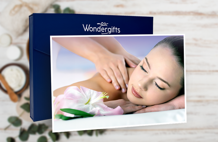 Relaxing Moments Gift Box: One Hour Massage of Choice at 50 Luxury Spas | at Wondergifts