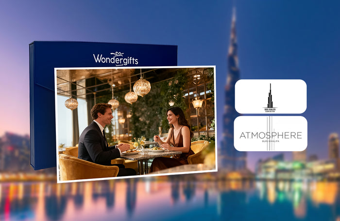 Romantic Lunch with Beverages for Two at At.Mosphere Burj Khalifa