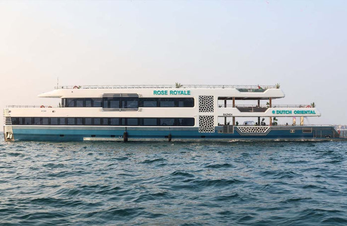 Rose Royale Luxury Shared Dinner Cruise with Soft or House Drinks for Two
