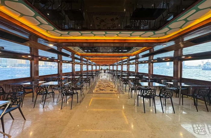 Rose Royale Luxury Shared Dinner Cruise with Soft or House Drinks for Two