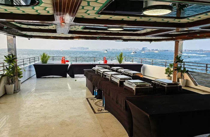 Rose Royale Luxury Shared Dinner Cruise with Soft or House Drinks for Two