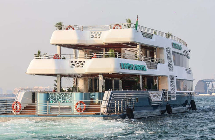 Rose Royale Luxury Shared Dinner Cruise with Soft Drinks for Two