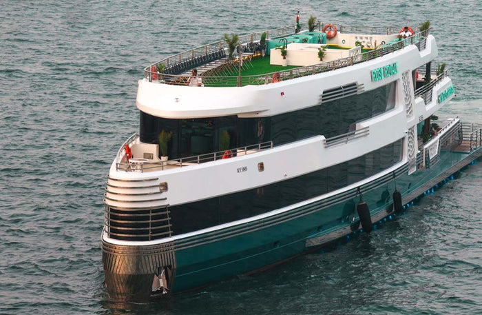 Rose Royale Luxury Shared Dinner Cruise with Soft Drinks for Two