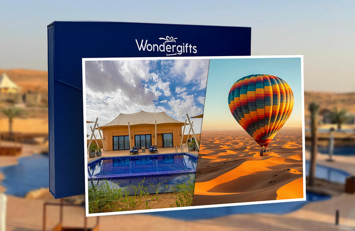 Sunrise Hot Air Balloon & Luxury Stay with Private Pool with Breakfast for Two | at Wondergifts