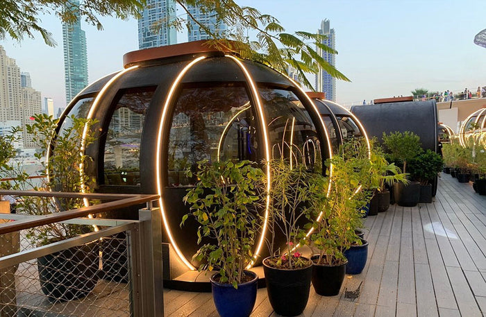 The Pods Premium 2-Course Dinner Experience with Ain Dubai Tickets for Two