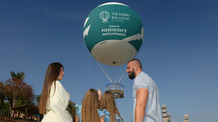 Three Cuts Palm Jumeirah Romantic Dinner & Breathtaking Dubai Balloon Experience for Two