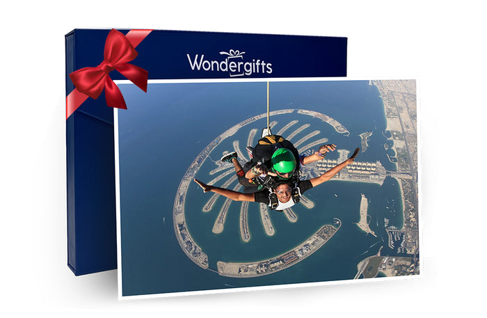Skydiving Dubai Palm Jumeirah Gift Voucher with Free Photos & Video