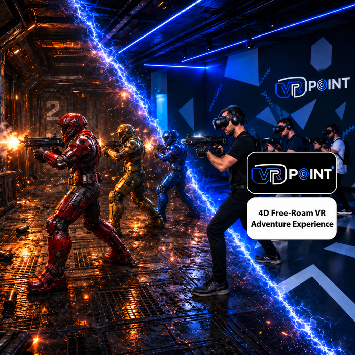 VR Point Dubai - Thrilling 4D Free-Roam VR Adventure for Two