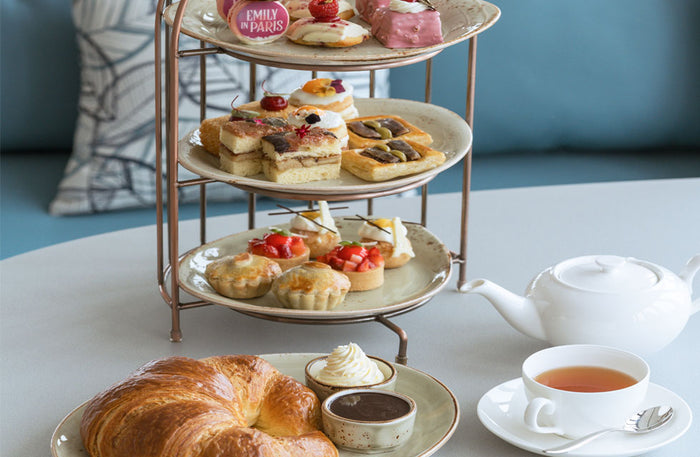 Emily in Paris Afternoon Tea & Relaxing Massage for Two at Paramount Hotel | at Wondergifts