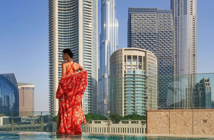 Luxurious Floating Afternoon Tea for Two with Pool Access at the 5-Star Sofitel Dubai Downtown | at Wondergifts