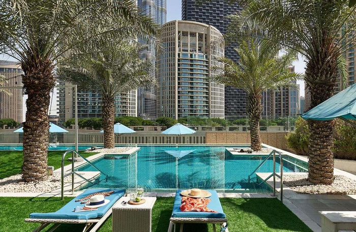Luxurious Floating Afternoon Tea for Two with Pool Access at the 5-Star Sofitel Dubai Downtown | at Wondergifts