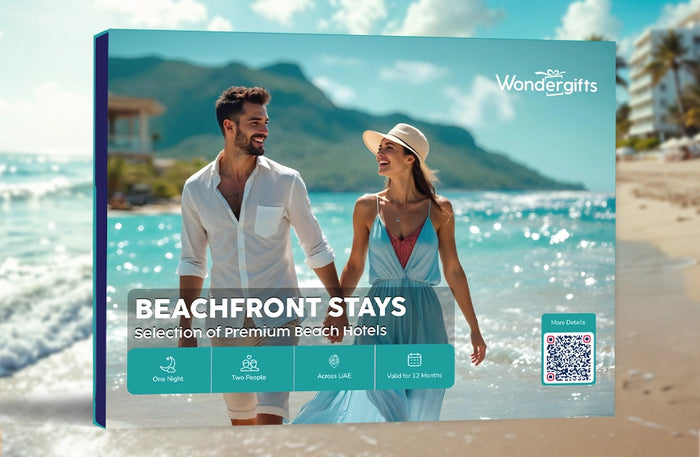Beachfront Staycations Gift Box: Exquisite Stays by the Shore at 20+ Hotels | at Wondergifts
