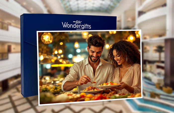 Unlimited Buffets Gift Box: All-You-Can-Eat Dining for Two at 10+ Restaurants | at Wondergifts