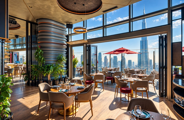 CÉ LA VI Signature Three-Course Lunch with Sky Views Observatory Entry Tickets for Two