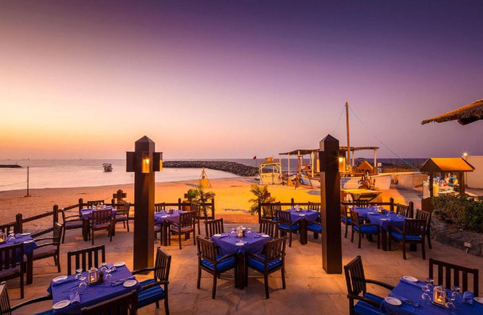 Elegant 1-Night Stay with Dinner and Breakfast at Coral Beach Resort Sharjah | at Wondergifts