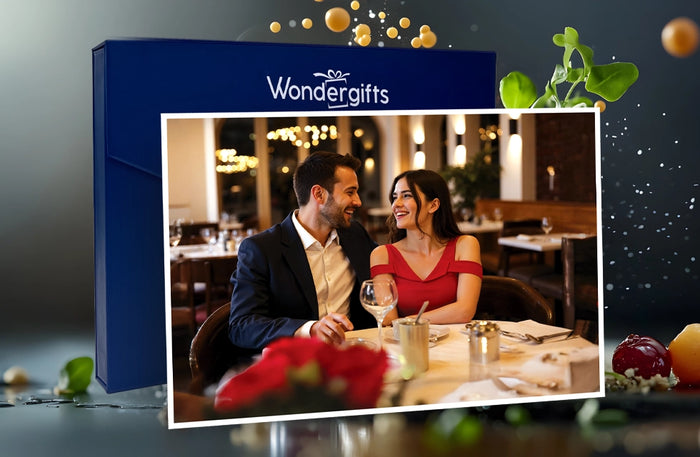 Date Night Gift Box: Exquisite Dining Experience at 50+ Restaurants | at Wondergifts