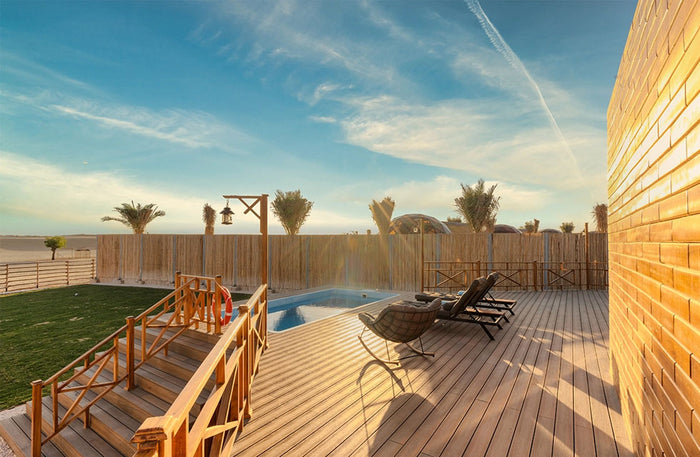 Al Marmoom Luxury Dome Stay: One Night Full Board with G-Class Safari & More | at Wondergifts