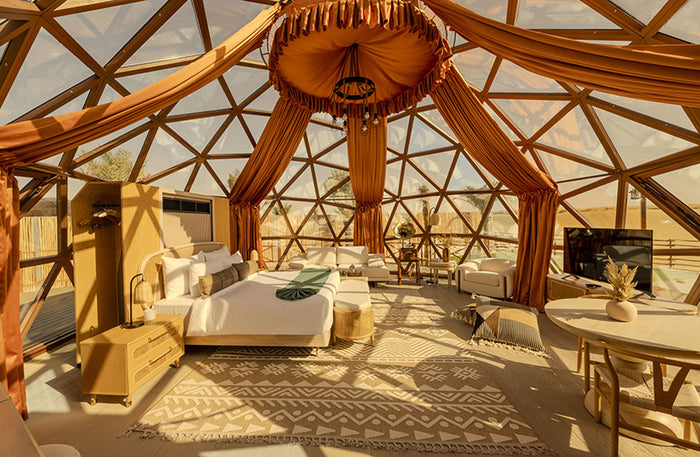 Al Marmoom Luxury Dome Stay: One Night Full Board with G-Class Safari & More | at Wondergifts