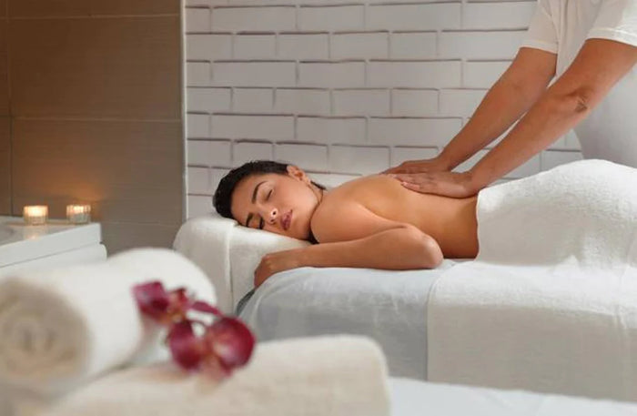 The PODS @ BlueWater Island: Romantic Lunch or Dinner & Relaxing Couples Massage at Luxury Spa Venues