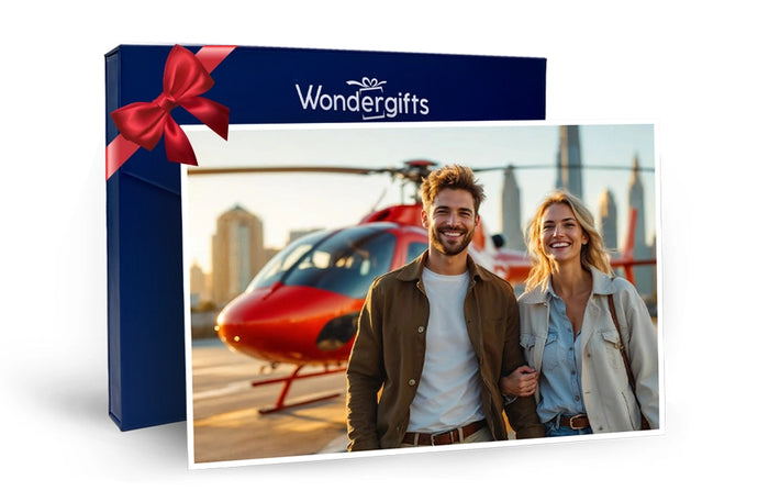 Breathtaking Dubai Helicopter Flight Over the Iconic Palm Jumeirah for Two | at Wondergifts