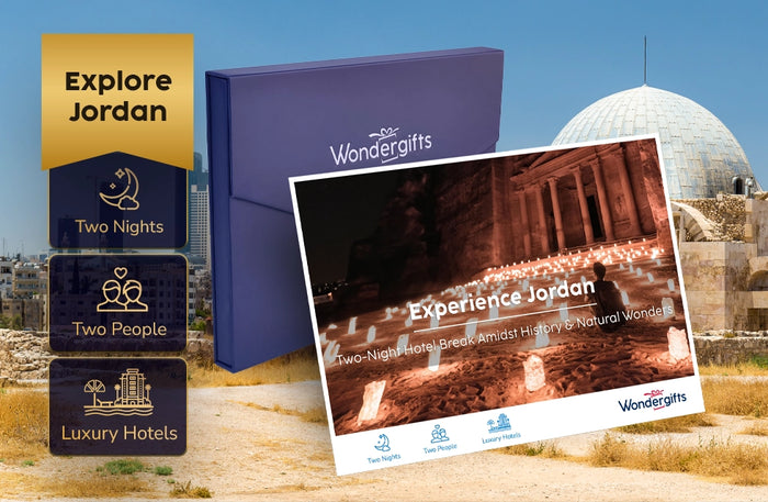 Experience Jordan Gift Box: Two-Night Hotel Break for Two - Kids Go Free | at Wondergifts