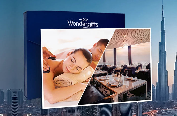 Luxury Lunch at At.Mosphere Burj Khalifa and Massage for Two at Soul Senses or Niyama Spa | at Wondergifts