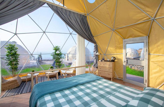 Panoramic Dome Stay with Breakfast and Dinner at Longbeach Campground | at Wondergifts