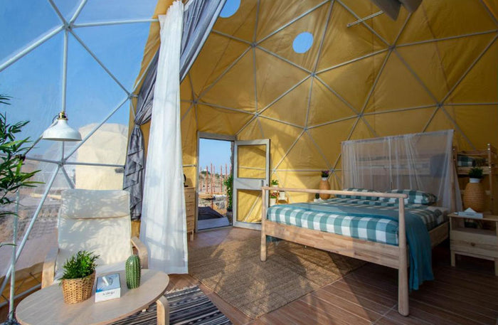 Panoramic Dome Stay with Breakfast and Dinner at Longbeach Campground | at Wondergifts