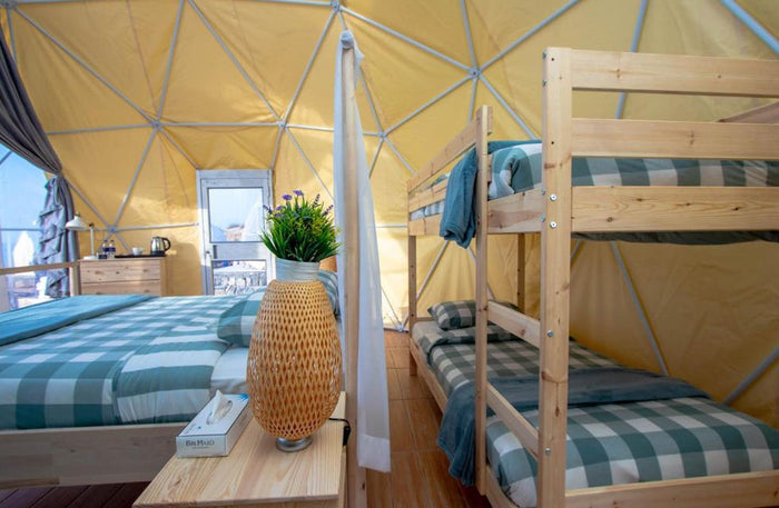 Panoramic Dome Stay with Breakfast and Dinner at Longbeach Campground | at Wondergifts