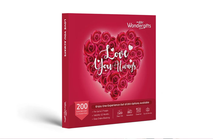 Love You Always Gift Box: 200+ Selections of Gourmet, Spa, Adventures, and More | at Wondergifts
