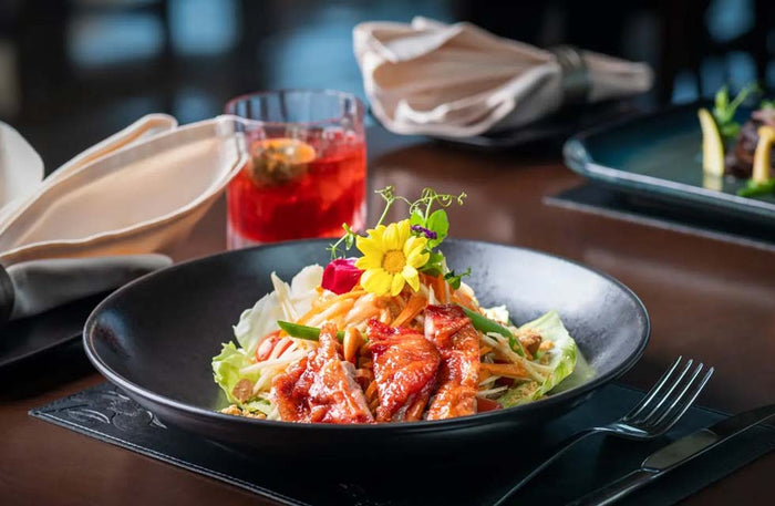 Delectable Dinner with Soft Drinks for Two at White Orchid JA Palm Tree | at Wondergifts