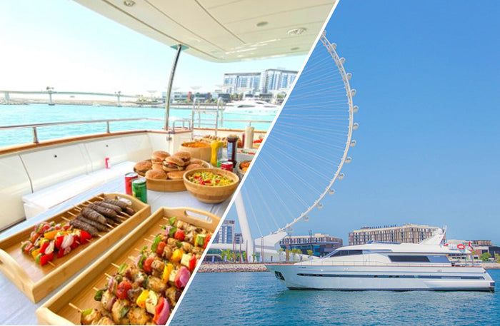 Half-Day Yacht Ride with BBQ, Slide & Swim for Two | at Wondergifts