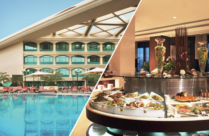 Opulent Sunday Brunch with Pool Access at Mövenpick Grand Al Bustan | at Wondergifts