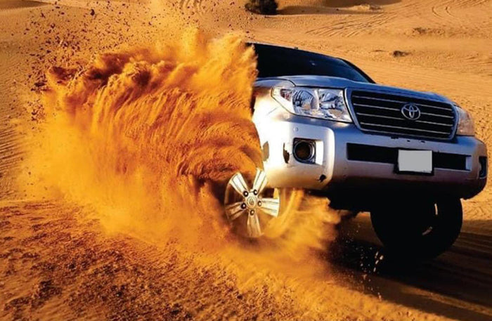VIP 4x4 Desert Safari with Dinner Buffet & Live Show for Up to Six | at Wondergifts