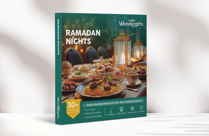 Ramadan Nights Gift Box: Premium Iftar & Suhoor Feast for Two at Top Restaurants | at Wondergifts