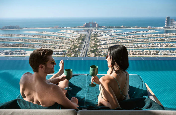 Romantic Luxury Palm Stay with Aura Skypool Experience for Two | at Wondergifts