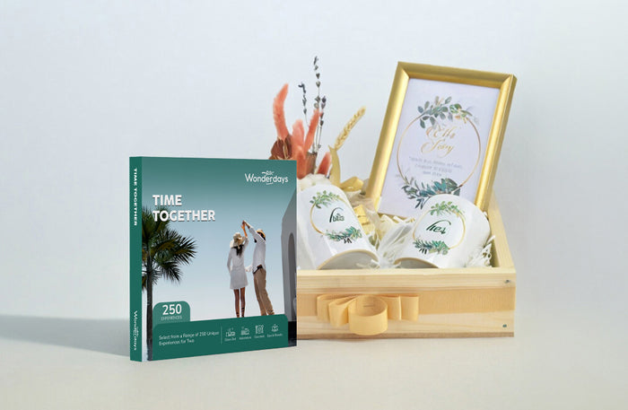 Time Together Gift Box with Couple's Gift Tray: Choose from 250 Experiences | at Wondergifts