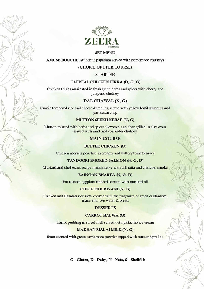 Flavorful Indian Dining for Two at Zeera by Buddha-Bar, Yas Island | at Wondergifts