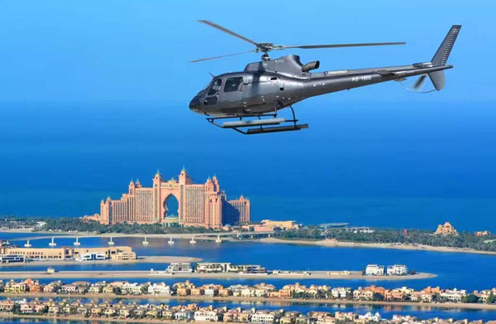 Exciting Helicopter Ride with Charming Dinner & Drinks at Ushna for Two |  at Wondergifts