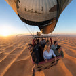 Dubai Hot Air Balloon - Magical Sunrise Desert Flight with Refreshment and Camel Ride