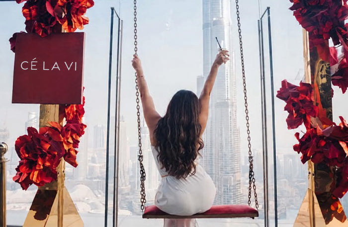 CÉ LA VI Signature Three-Course Lunch with Sky Views Observatory Entry Tickets for Two