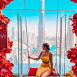 Ce La Vi Lunch with Drinks for Two & Thrilling Edge Walk with Burj Khalifa Views