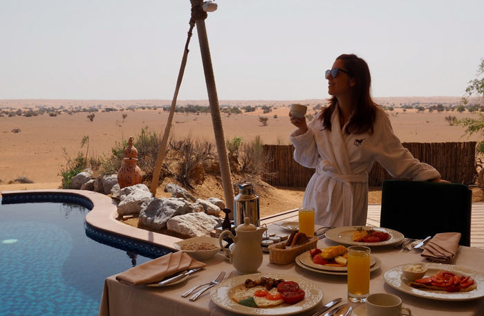 Al Maha Desert Resort - Indulgent 60-Minute Massage with Gourmet Lunch Experience